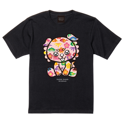 いーちょんシーサー 紅型 ピンク