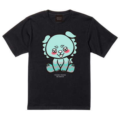 いーちょんシーサー 波紋 ブルーグリーン