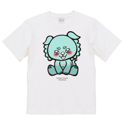いーちょんシーサー 波紋 ブルーグリーン