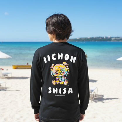 いーちょんシーサー びんろー relaxロンT