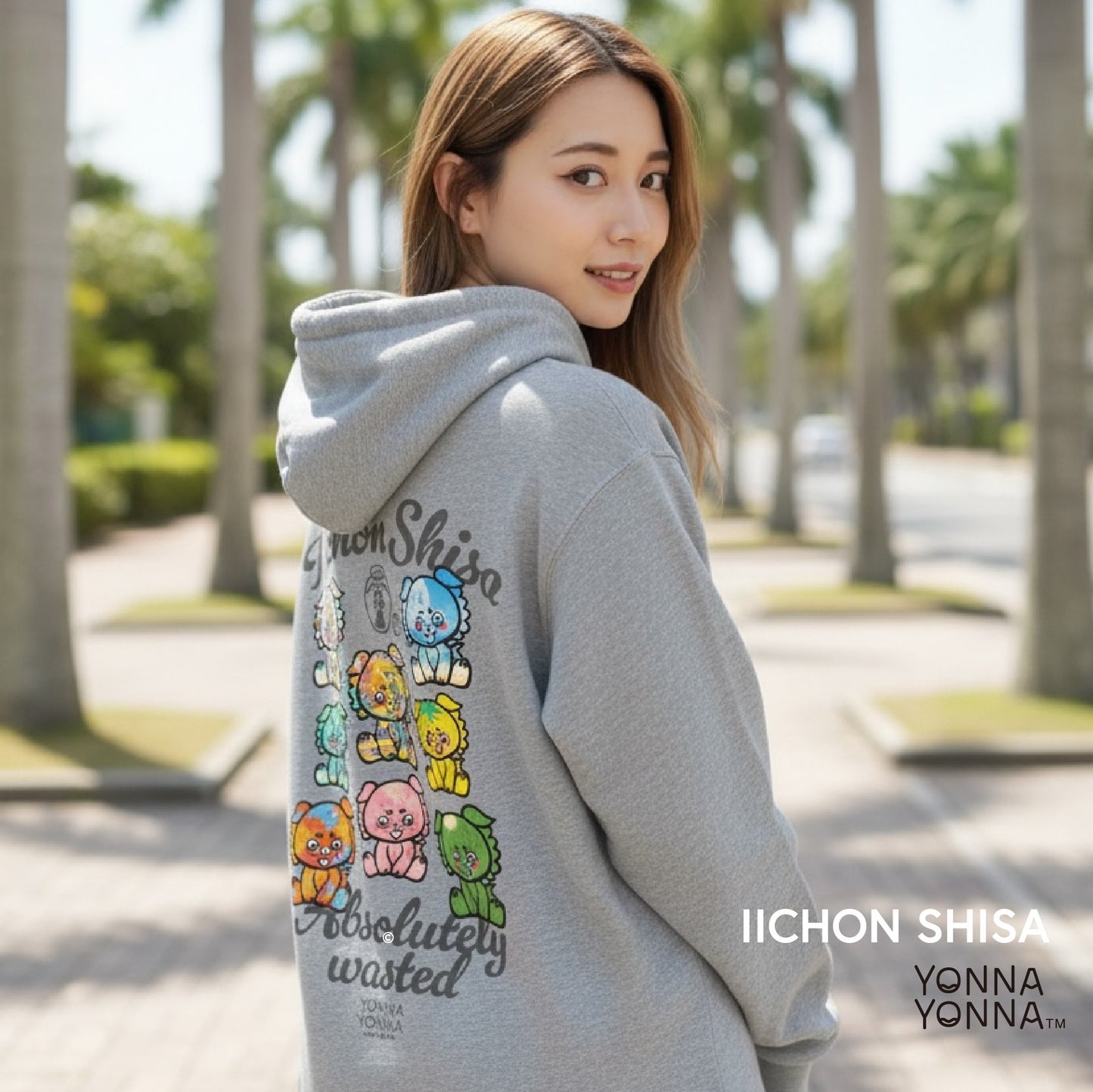 fellowいーちょんシーサー フルジップパーカー