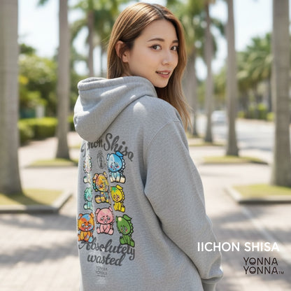 fellowいーちょんシーサー フルジップパーカー