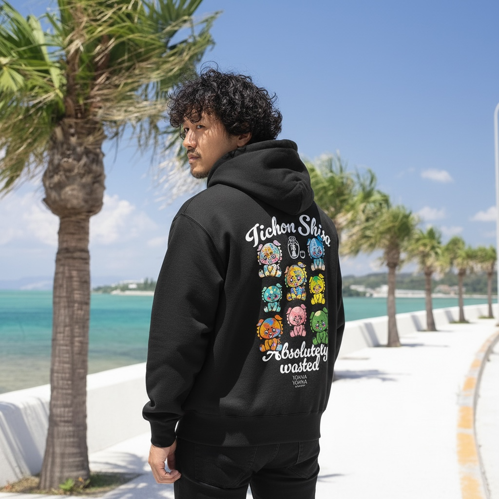 fellowいーちょんシーサー パーカー（フーディー）