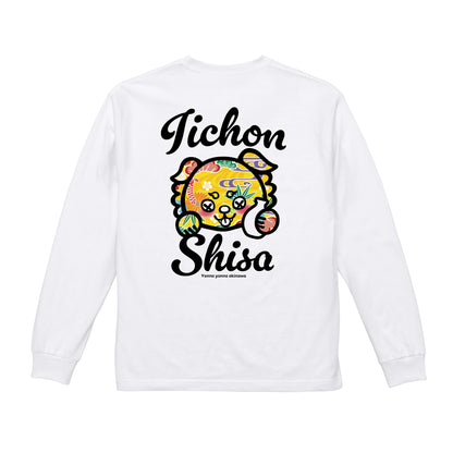 いーちょんシーサー びんろー とっくり ロンT