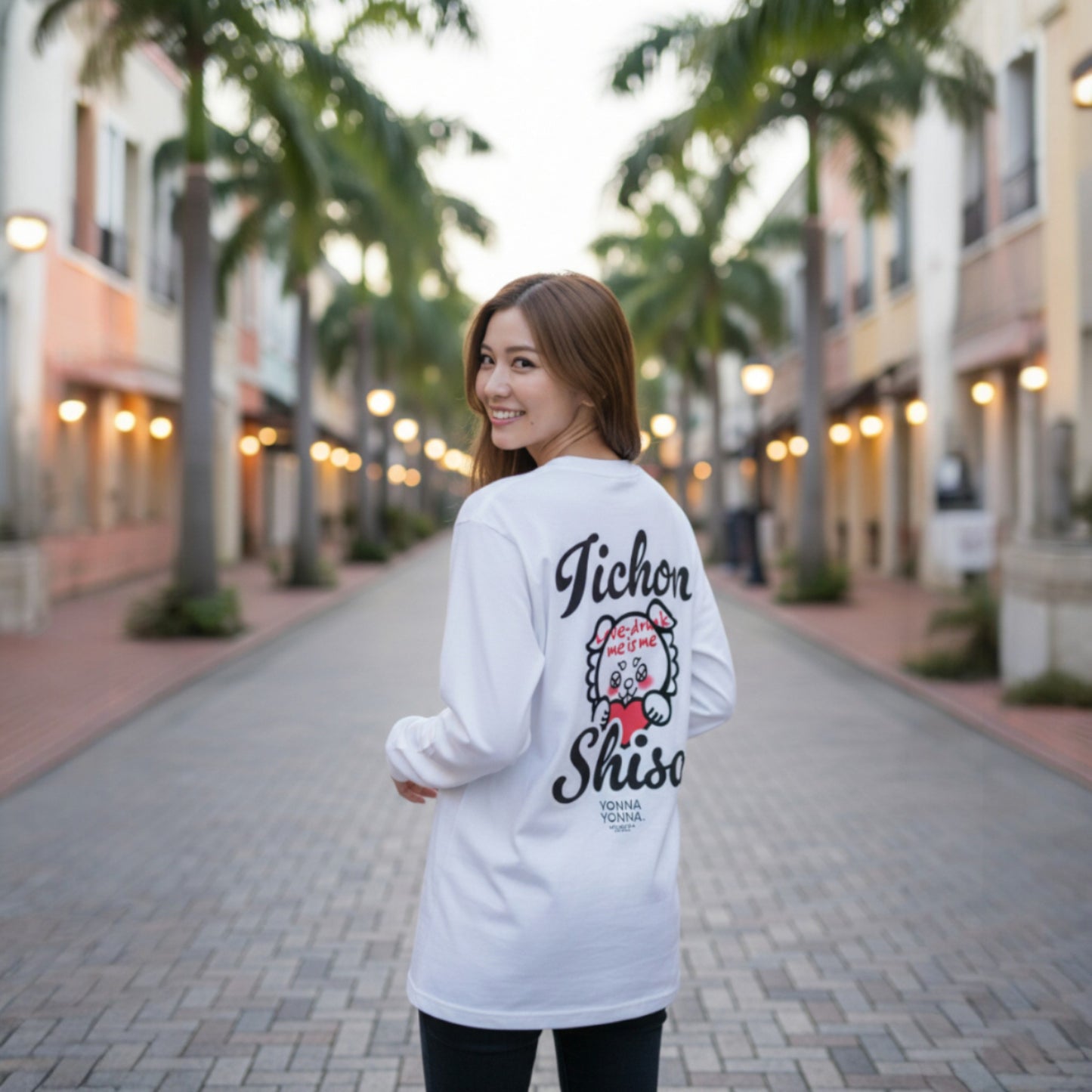 Be Love Drunk いーちょんシーサーロンT（長袖Tシャツ）