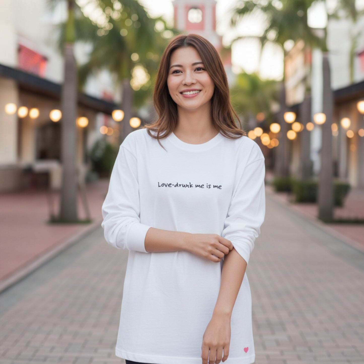 Be Love Drunk いーちょんシーサーロンT（長袖Tシャツ）