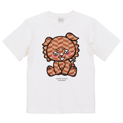 いーちょんシーサー ヘリボーン ブラウン Tシャツ
