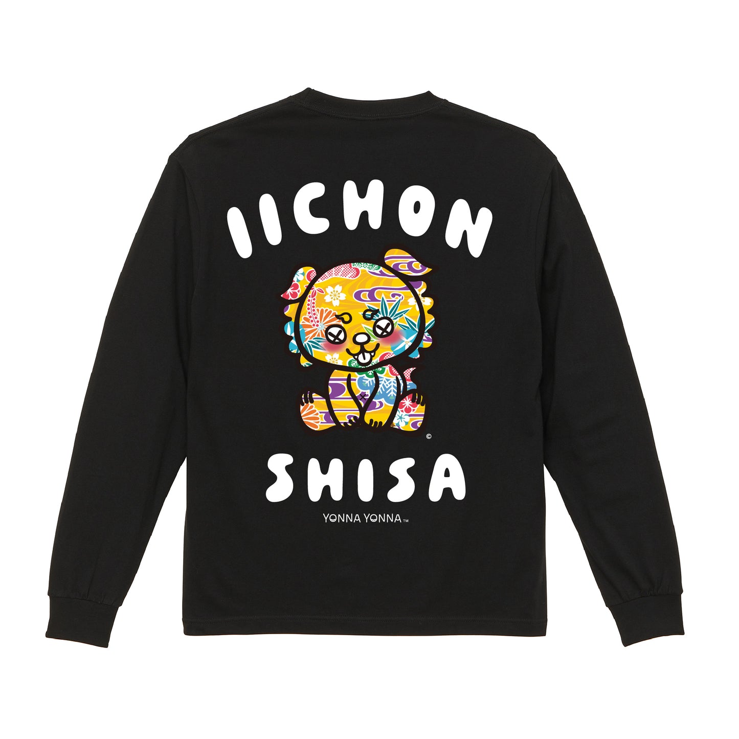 いーちょんシーサー びんろー relaxロンT